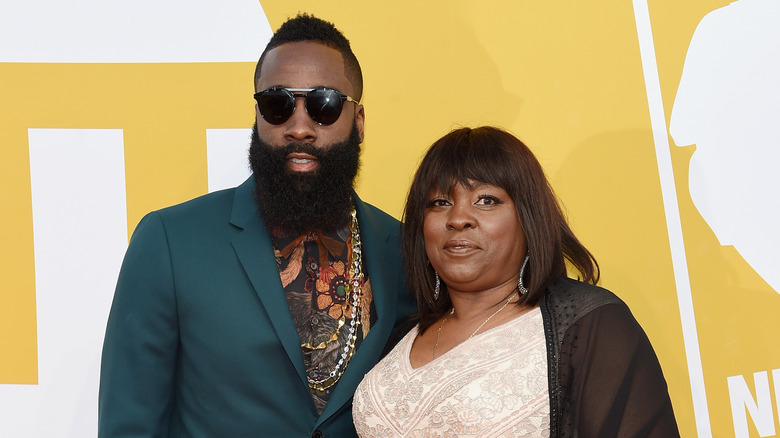 James Harden and Monja Willis