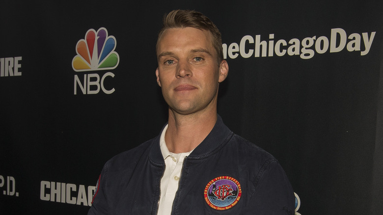 Jesse Spencer at media event