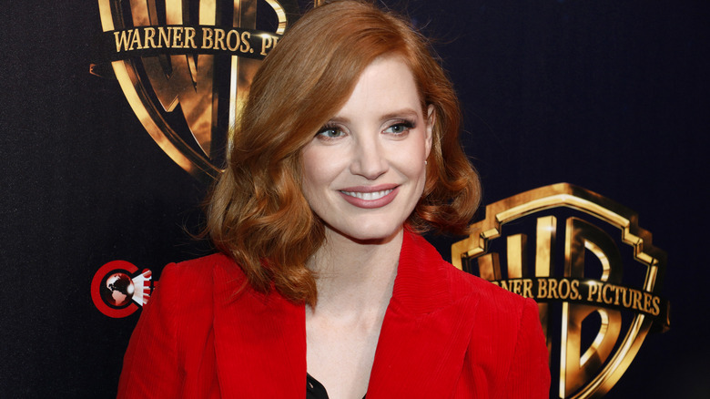 Jessica Chastain, smiling