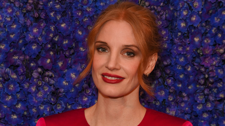 Jessica Chastain, smiling