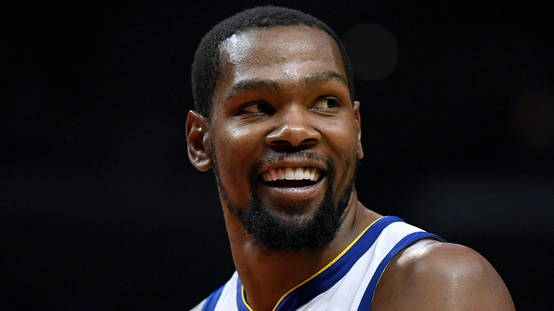 Kevin Durant smiling