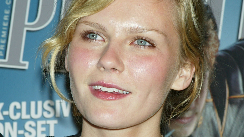 Kirsten Dunst gazing up