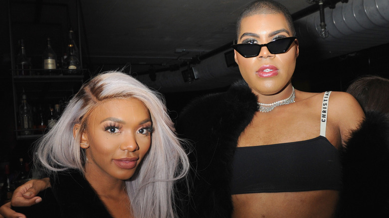 Elisa and EJ Johnson posing