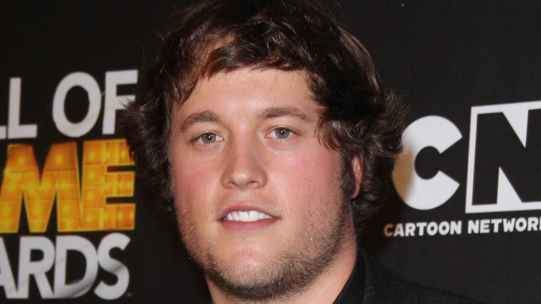 Matthew Stafford at an event