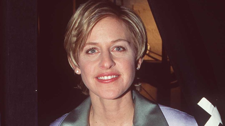 Young Ellen DeGeneres smiling