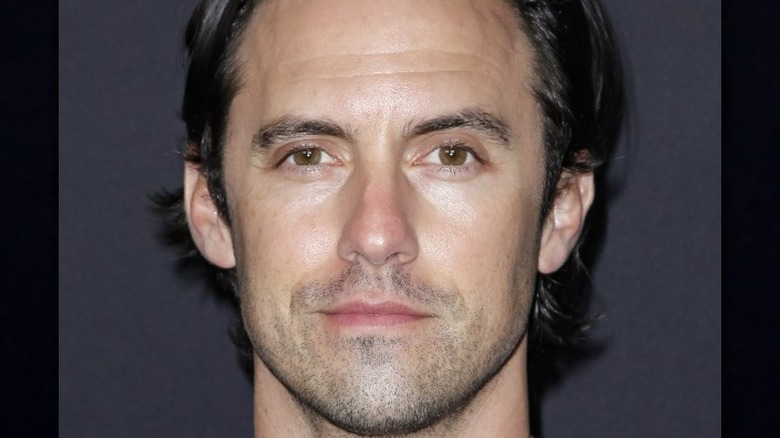 Milo Ventimiglia looking at camera