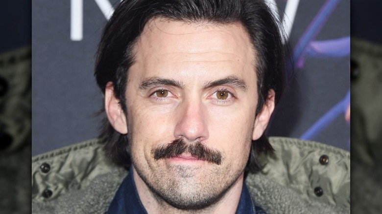 Milo Ventimiglia smirking mustache