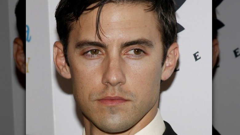 Milo Ventimiglia looking to the side