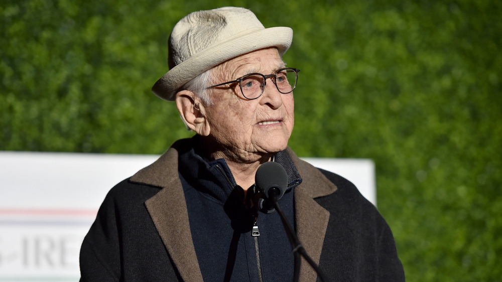 Norman Lear speaking at an event 