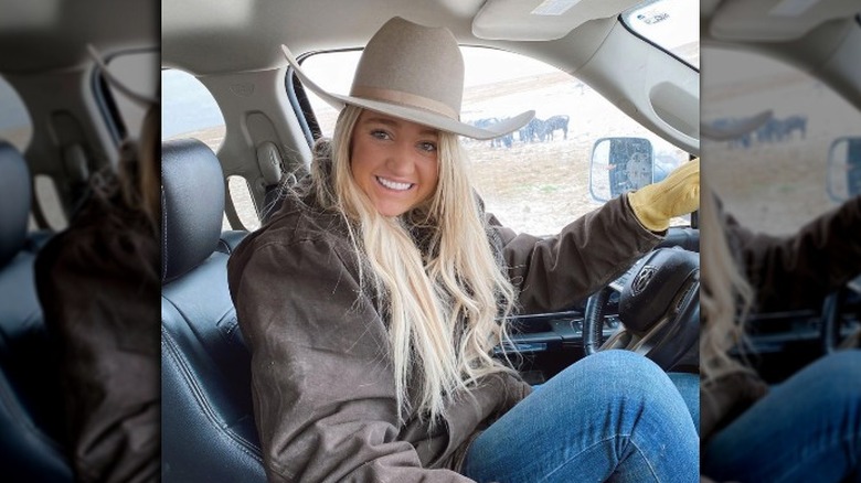 Paige Drummond at home on the ranch