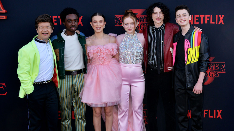 Stranger Things cast at event