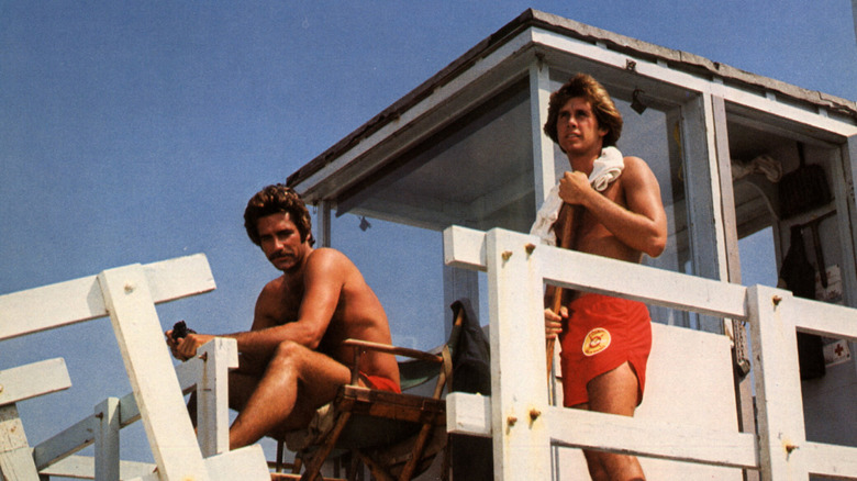 Sam Elliott and Parker Stevenson in Lifeguard