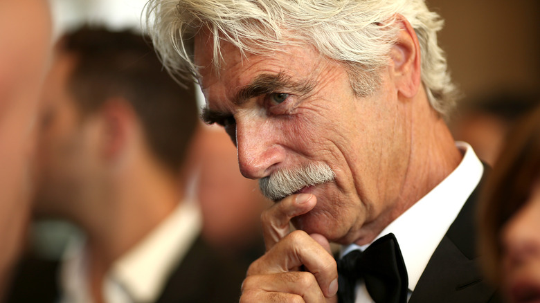 Sam Elliott looking thoughtful