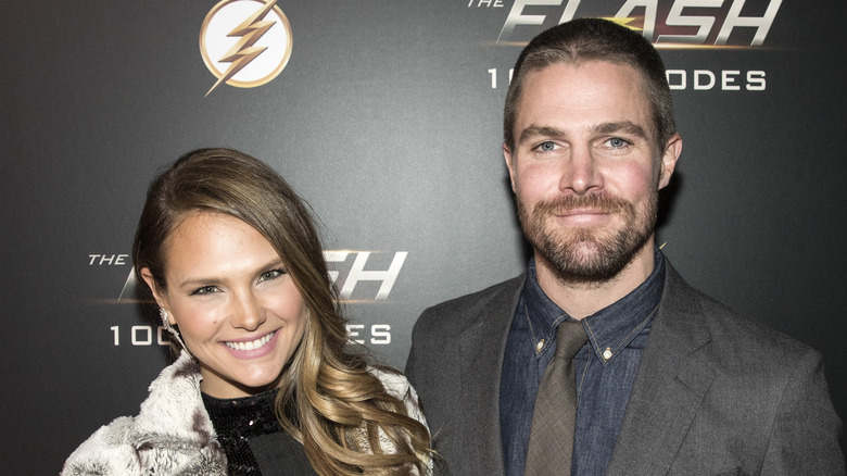 Cassandra Amell and Stephen Amell