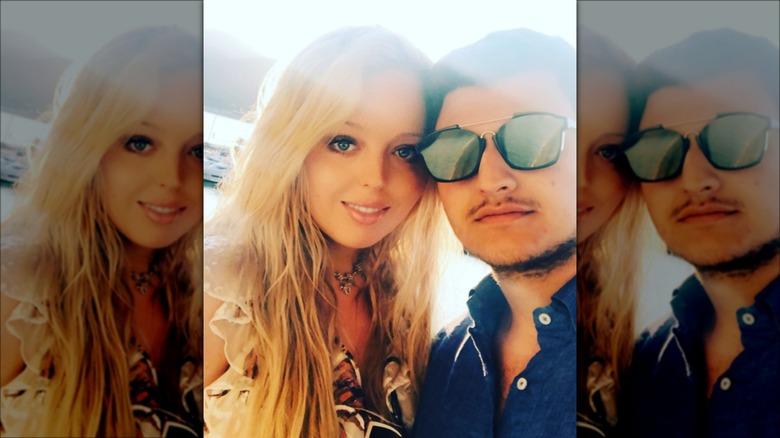 Tiffany Trump and Michael Boulos selfie