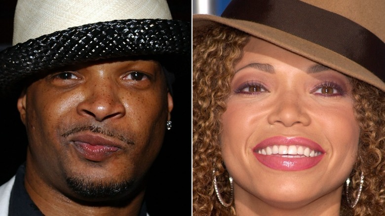 Damon Wayans, Tisha Campbell smiling