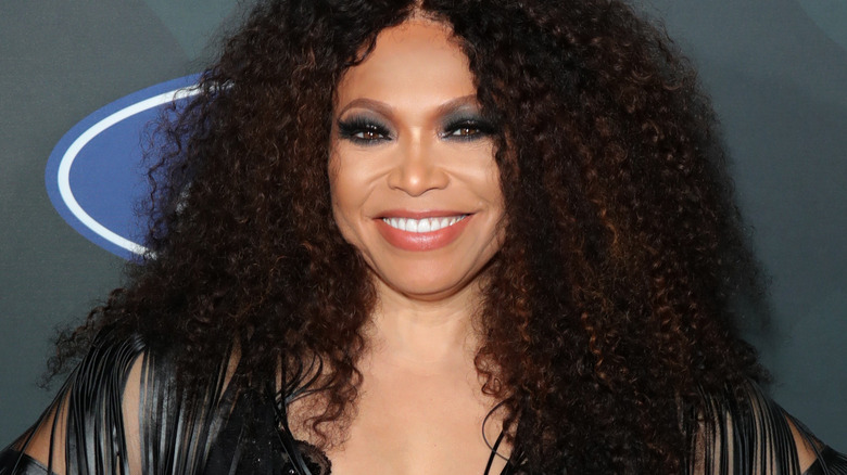 Tisha Campbell big curly hair