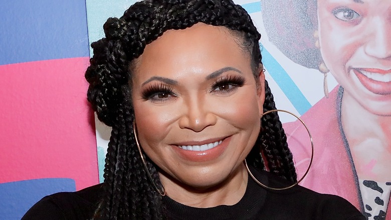 Tisha Campbell braided hair