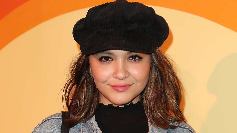 Stella Hudgens smirking