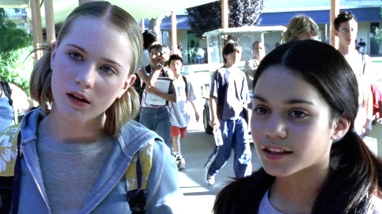 Evan Rachel Wood and Vanessa Hudgens in "Thirteen"