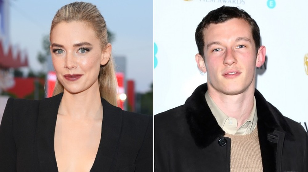 Vanessa Kirby, Callum Turner split image