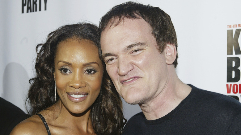 Vivica A Fox Quentin Tarantino smiling