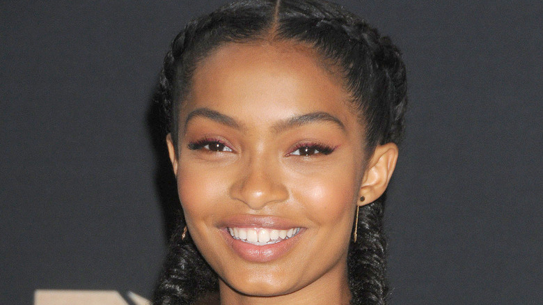 Yara Shahidi smiles