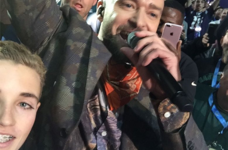 Selfie Kid and Justin Timberlake