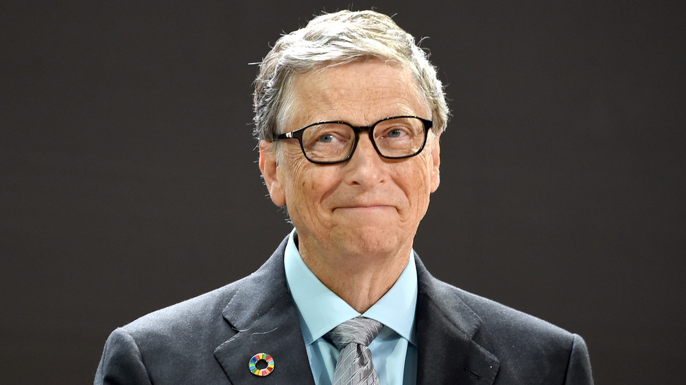 Bill Gates smirking
