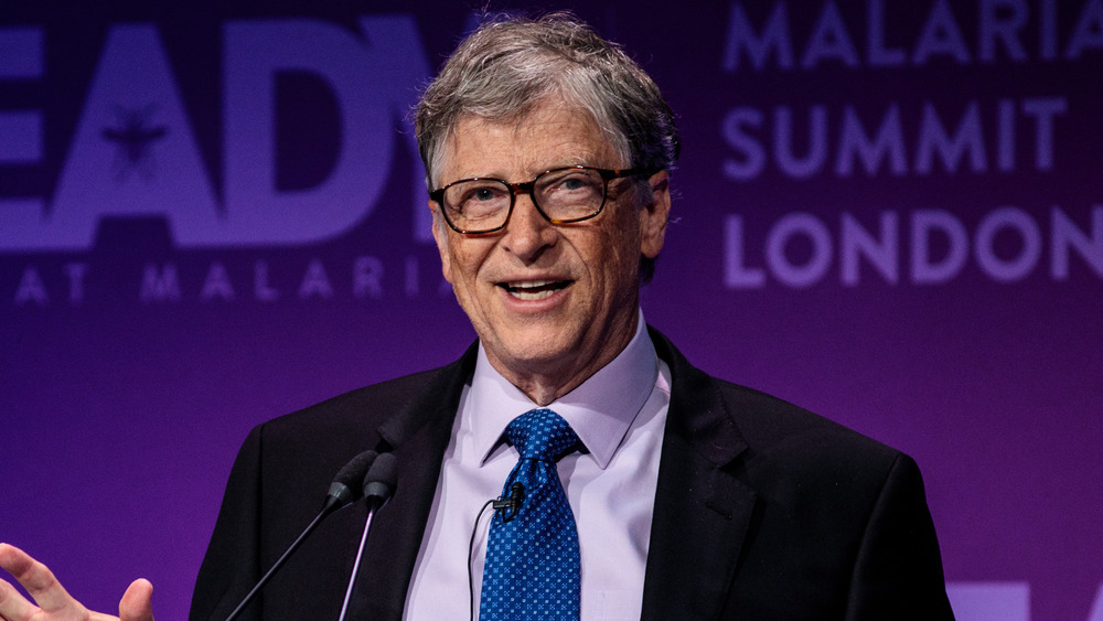 Bill Gates speaking in London