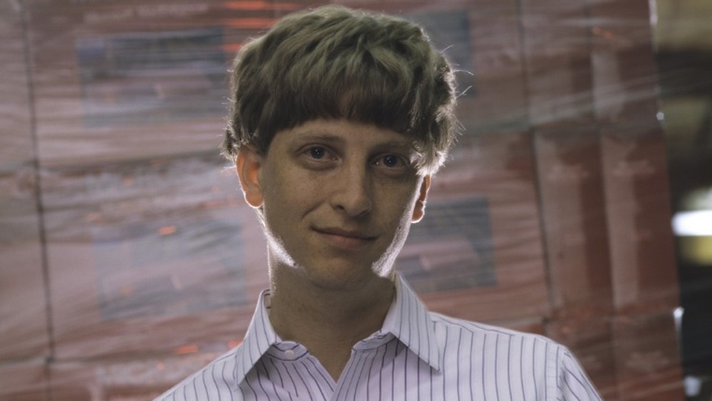 Young Bill Gates in the 1980ss