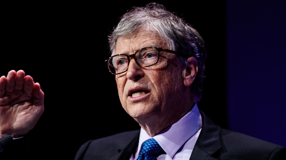 Bill Gates giving a speech