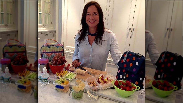 Debra Ponzek preparing meals