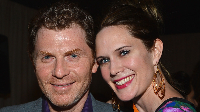 Bobby Flay and Stephanie March