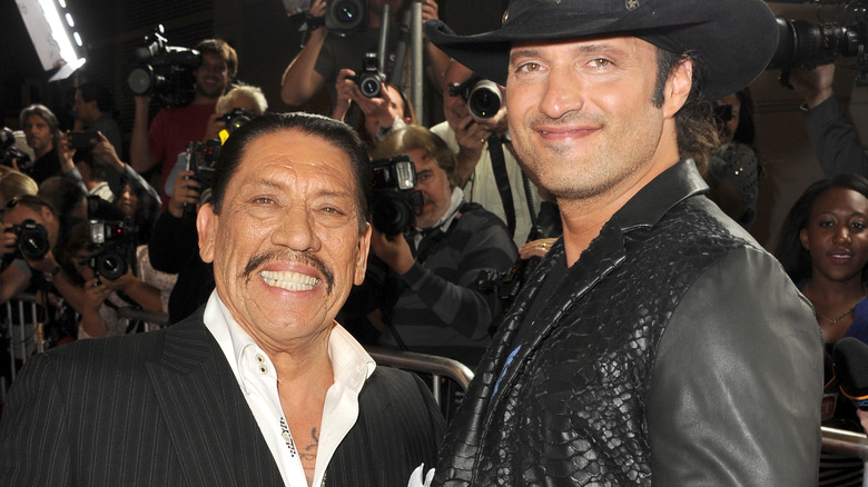 Danny Trejo and Robert Rodriguez smiling