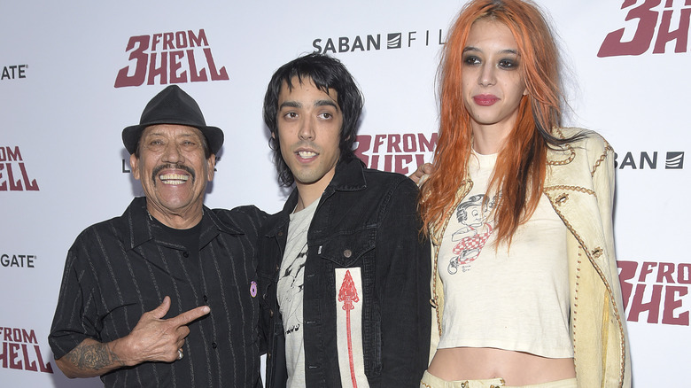 Danny Trejo with kids Gilbert and Esmerelda