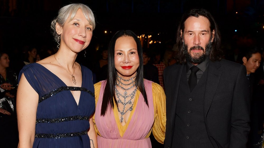 Alexandra Grant and Keanu Reeves