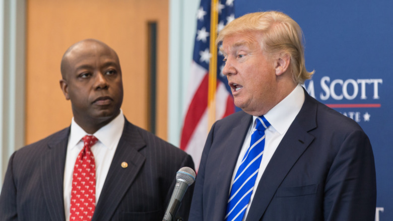 Donald Trump and Tim Scott