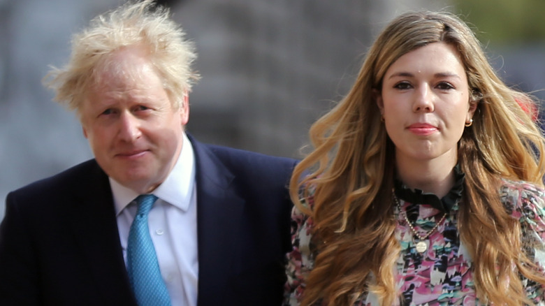 Boris and Carrie Johnson