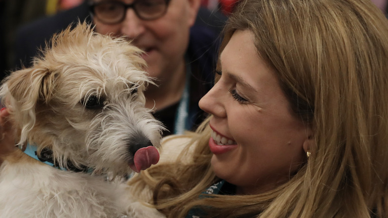 Carrie Johnson and dog Dilyn