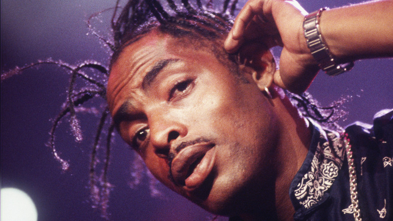 Coolio performing onstage