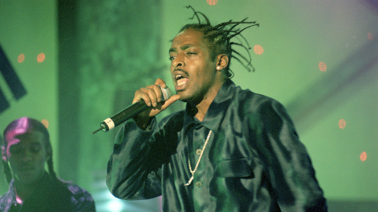 Coolio in concert, performing