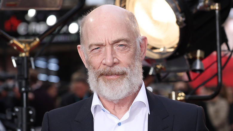 J.K. Simmons posing