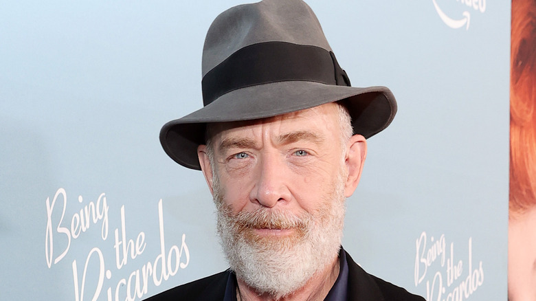 J. K. Simmons posing