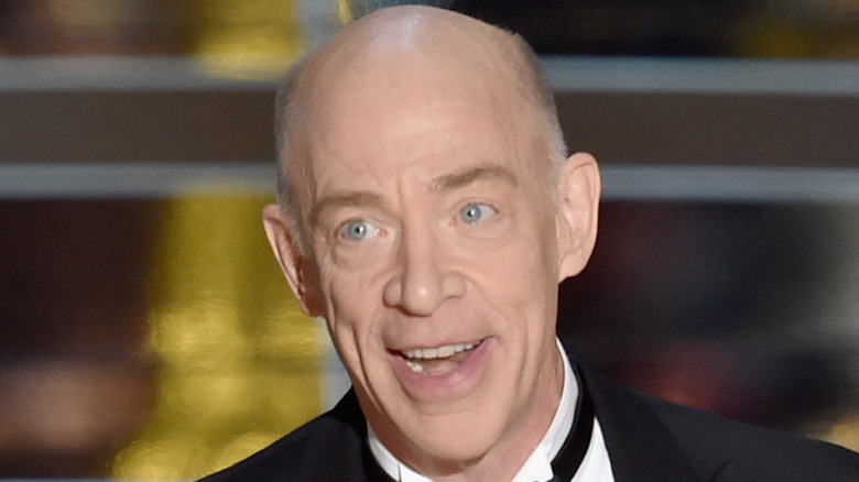 J. K. Simmons at the Oscars, speaking