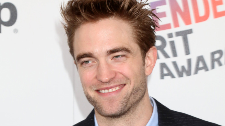 Robert Pattinson smiling