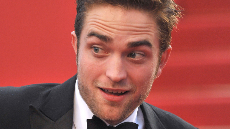 Robert Pattinson with a cheeky expression