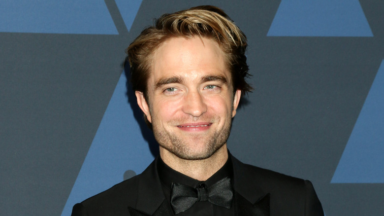 Robert Pattinson smiling