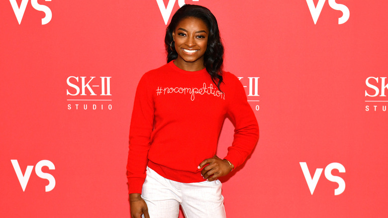 Simone Biles smiling