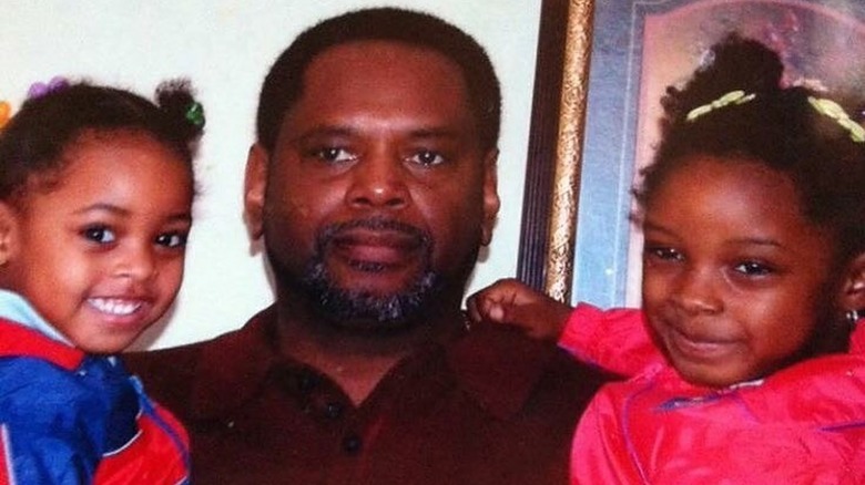 Simone Biles with her sister and dad